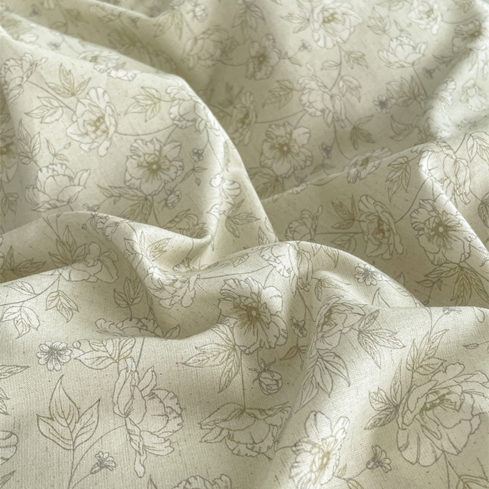 91家纺网 家纺一手货源 找家纺 慕晨 2026新款天丝莱赛尔棉麻数码印色织花边被套四件套高级田园美式直播热款 归宁