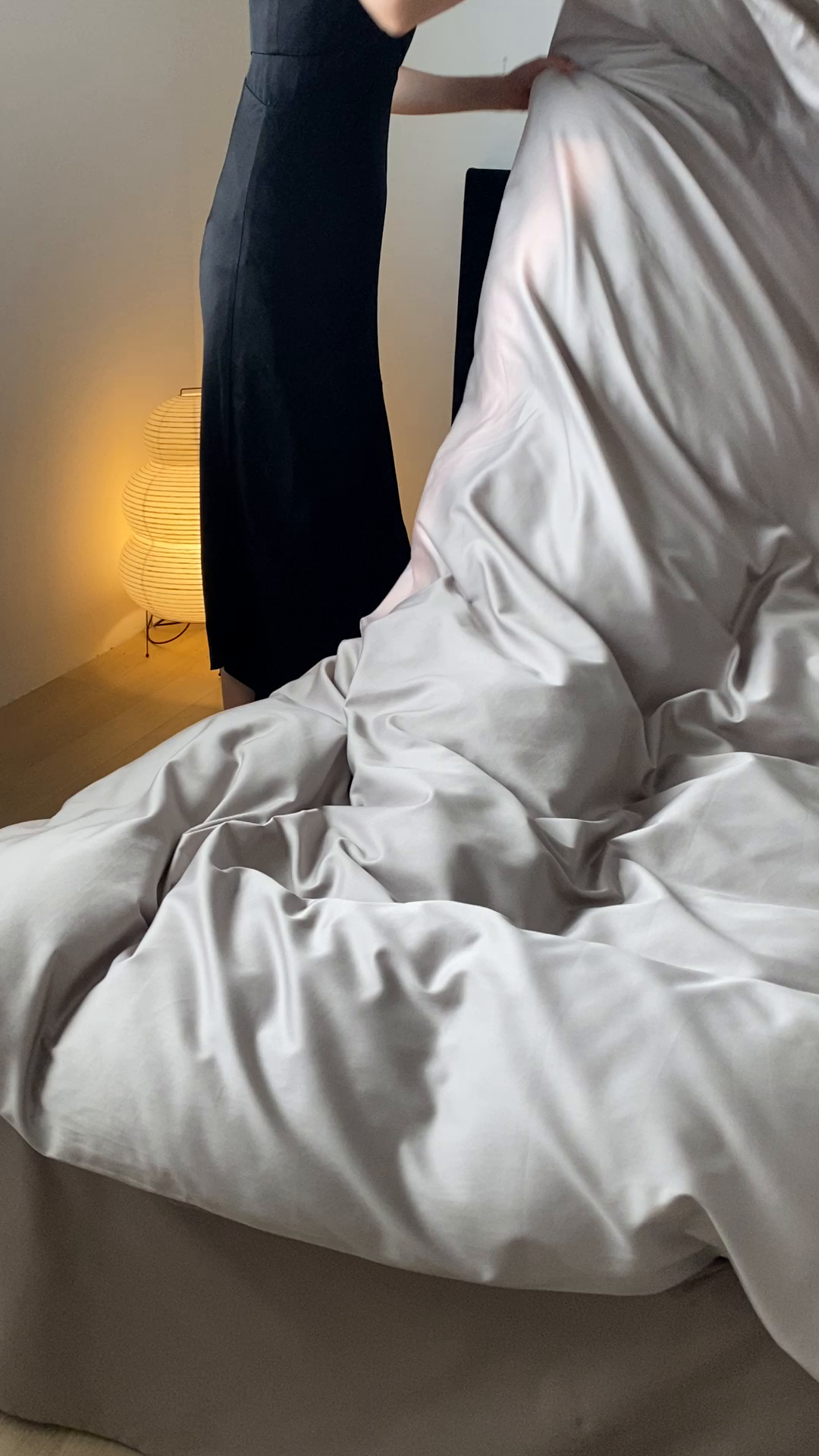 91家纺网 家纺一手货源 找家纺 玉宇阁家居 2026春夏新款50S双股全棉纯棉贡缎拼色四件套 春和日棕