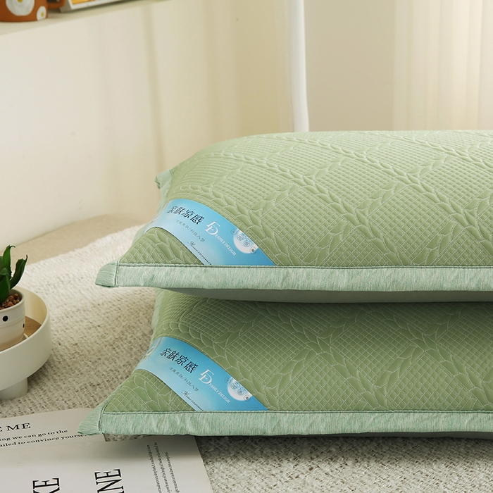 91家纺网 家纺一手货源 找家纺 小牛席业 2026新款藤蔓蝶香冷感豆豆枕套凉枕套夏天枕套冰丝枕套竹枕套藤枕套冰藤枕套 藤蔓碟香冷感豆豆枕套-绿色