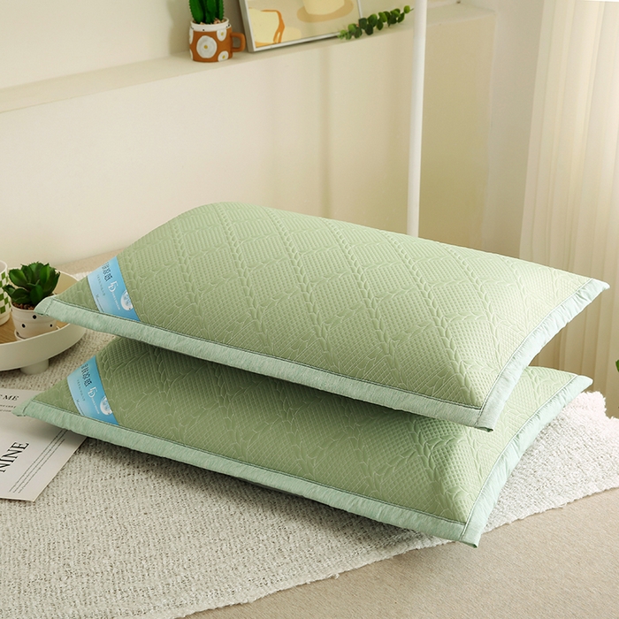 91家纺网 家纺一手货源 找家纺 小牛席业 2026新款藤蔓蝶香冷感豆豆枕套凉枕套夏天枕套冰丝枕套竹枕套藤枕套冰藤枕套 藤蔓碟香冷感豆豆枕套-绿色