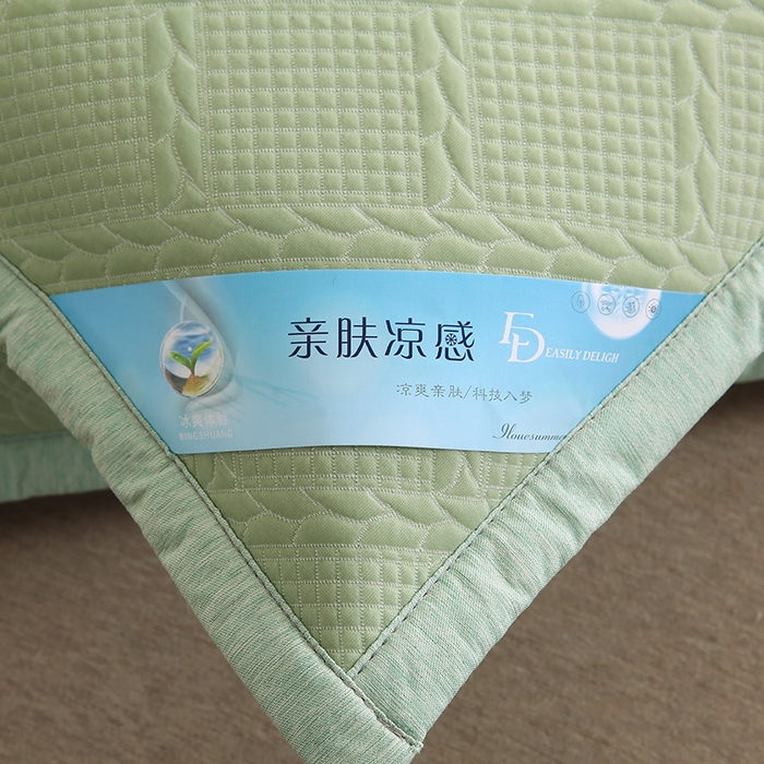 91家纺网 家纺一手货源 找家纺 小牛席业 2026新款藤蔓蝶香冷感豆豆枕套凉枕套夏天枕套冰丝枕套竹枕套藤枕套冰藤枕套 藤蔓碟香冷感豆豆枕套-绿色