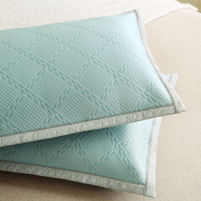 91家纺网 家纺一手货源 找家纺 小牛席业 2026新款藤蔓蝶香冷感豆豆枕套凉枕套夏天枕套冰丝枕套竹枕套藤枕套冰藤枕套 藤蔓碟香冷感豆豆枕套-蓝色