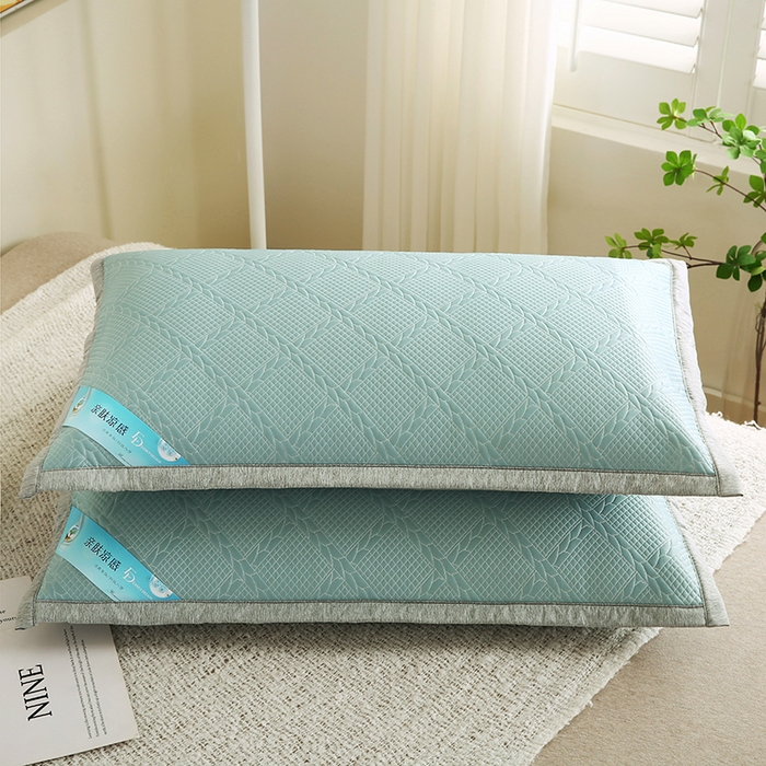 91家纺网 家纺一手货源 找家纺 小牛席业 2026新款藤蔓蝶香冷感豆豆枕套凉枕套夏天枕套冰丝枕套竹枕套藤枕套冰藤枕套 藤蔓碟香冷感豆豆枕套-蓝色