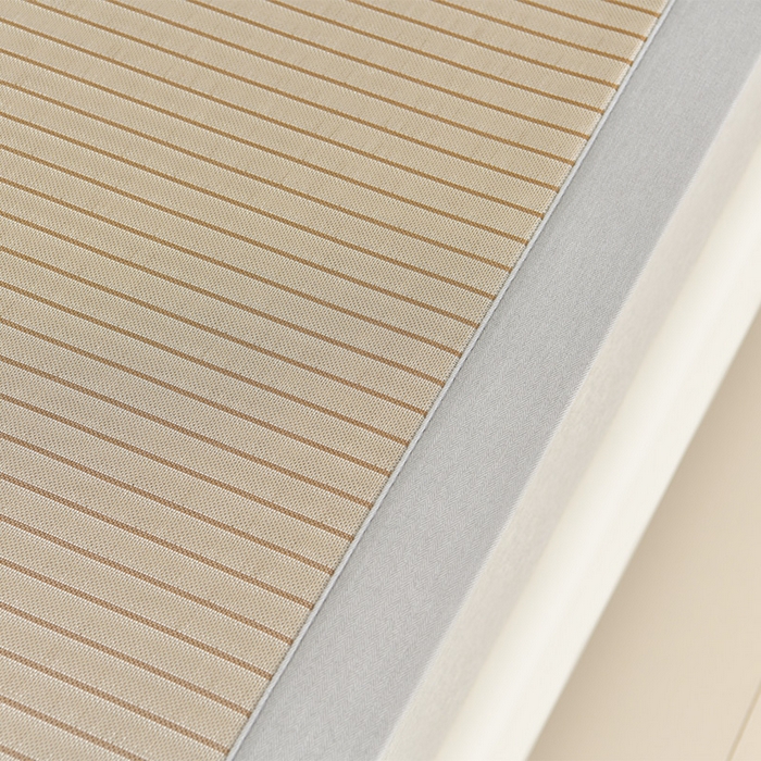 91家纺网 家纺一手货源 找家纺 小牛席业 2026新款条纹爱家熊猫冰丝席藤席冰藤席冰丝席可机洗凉感冰丝席豆豆席PE霸王 咖色