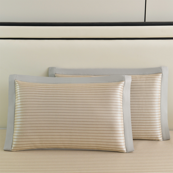 91家纺网 家纺一手货源 找家纺 小牛席业 2026新款条纹爱家熊猫冰丝席藤席冰藤席冰丝席可机洗凉感冰丝席豆豆席PE霸王 咖色