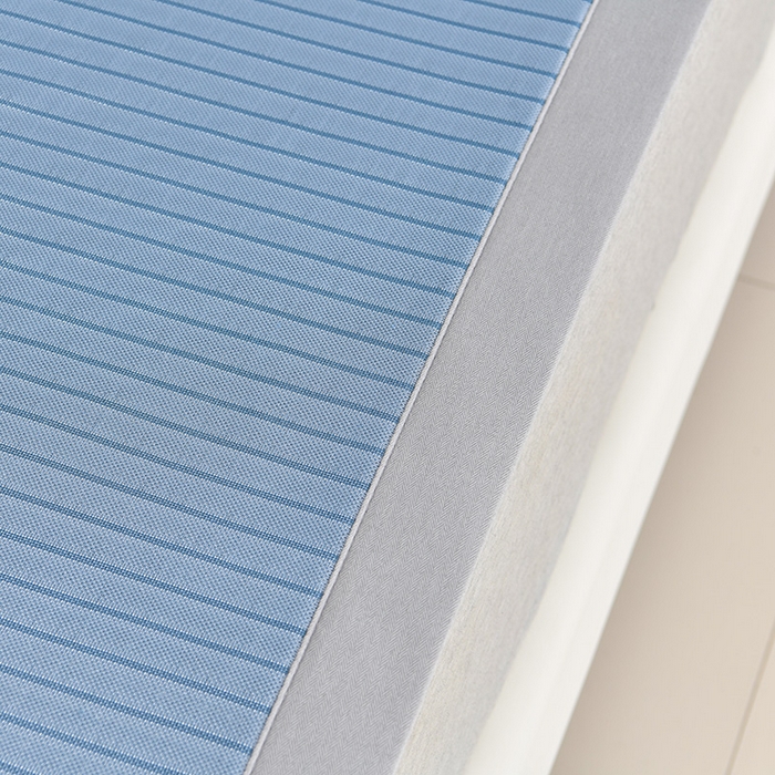 91家纺网 家纺一手货源 找家纺 小牛席业 2026新款条纹爱家熊猫冰丝席藤席冰藤席冰丝席可机洗凉感冰丝席豆豆席PE霸王 蓝色