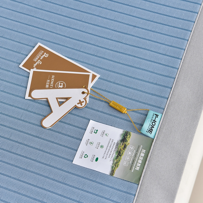 91家纺网 家纺一手货源 找家纺 小牛席业 2026新款条纹爱家熊猫冰丝席藤席冰藤席冰丝席可机洗凉感冰丝席豆豆席PE霸王 蓝色