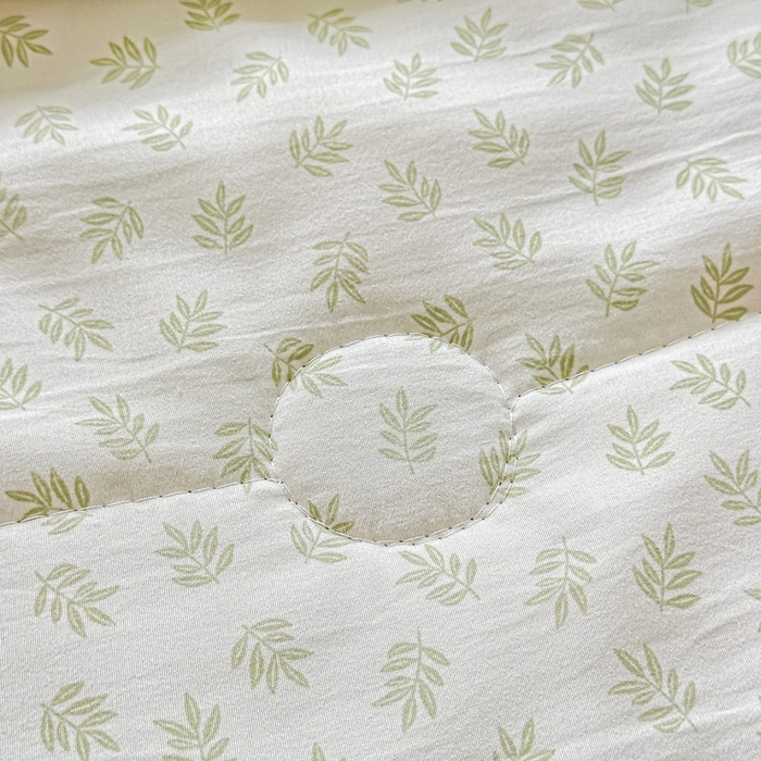 91家纺网 家纺一手货源 找家纺 好欣怡家纺 2026新款水洗棉夏被空调被被子被芯印花小清新夏凉被直播热款水洗棉包边款-樱桃