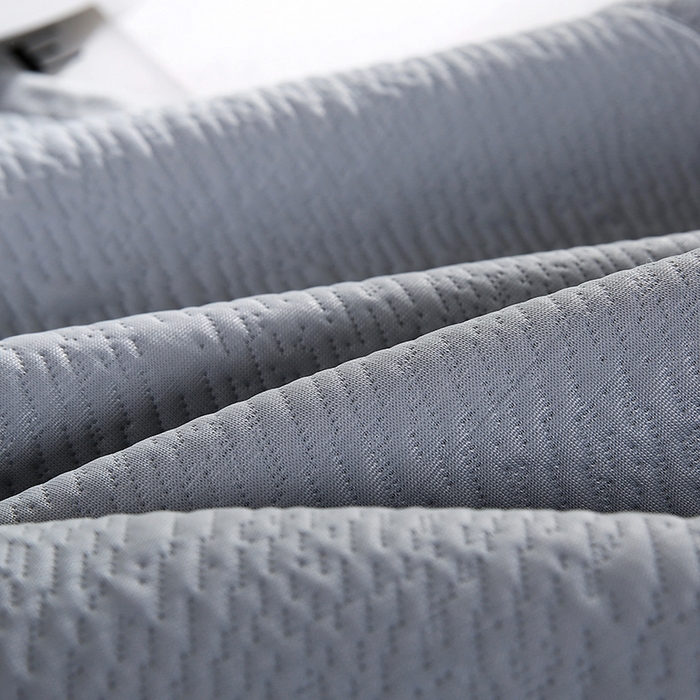 91家纺网 家纺一手货源 找家纺 小牛席业 2026新款小斜纹冷感豆豆枕套凉枕套夏天枕套冰丝枕套竹枕套藤枕套冰藤枕套 小斜纹冷感豆豆枕套-灰色