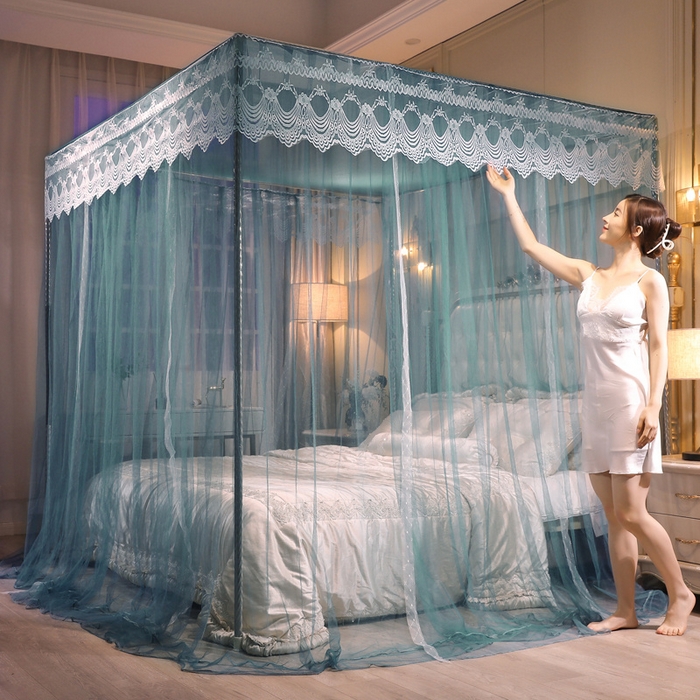 91家纺网 家纺一手货源 找家纺 （总）冉美家纺 2026新款宫廷蚊帐 皇冠 恋情 幻彩 缤纷