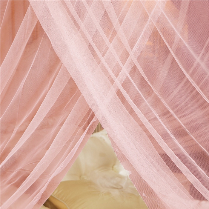 91家纺网 家纺一手货源 找家纺 冉美家纺 2026新款宫廷蚊帐 皇冠 恋情 幻彩 缤纷 恋情-玉色