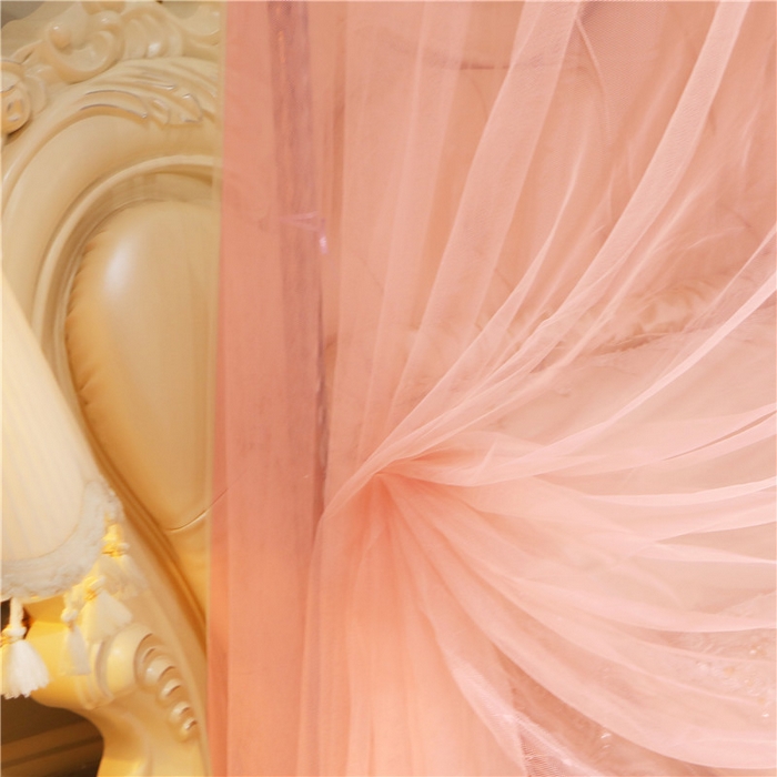 91家纺网 家纺一手货源 找家纺 冉美家纺 2026新款宫廷蚊帐 皇冠 恋情 幻彩 缤纷 恋情-玉色