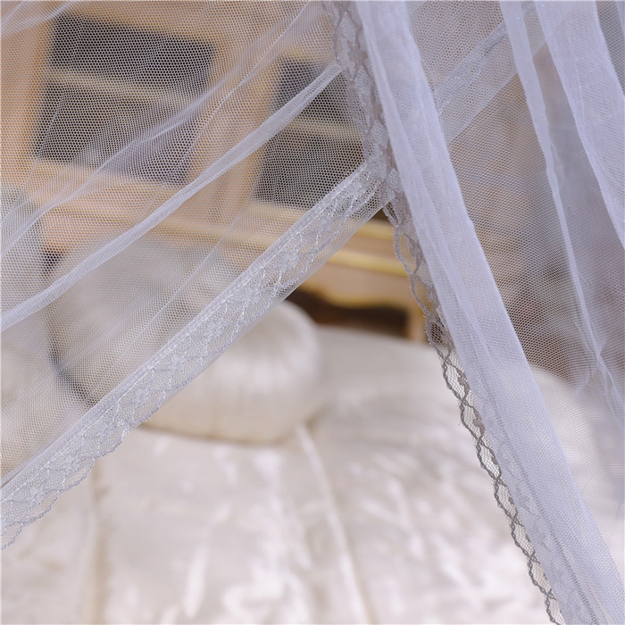 91家纺网 家纺一手货源 找家纺 冉美家纺 2026新款宫廷蚊帐 皇冠 恋情 幻彩 缤纷 幻彩-灰色