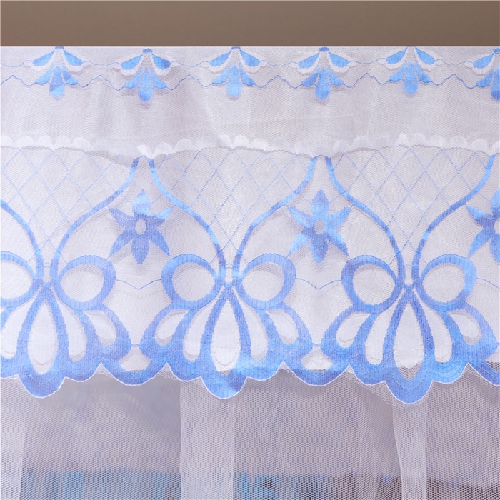 91家纺网 家纺一手货源 找家纺 冉美家纺 2026新款宫廷蚊帐 皇冠 恋情 幻彩 缤纷 恋情-白色