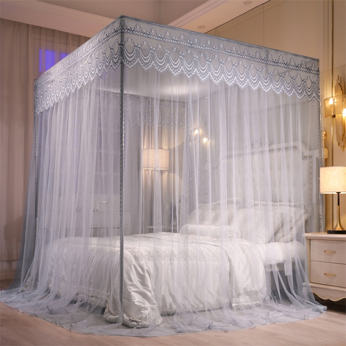 91家纺网 家纺一手货源 找家纺 冉美家纺 2026新款宫廷蚊帐 皇冠 恋情 幻彩 缤纷 缤纷-烟灰