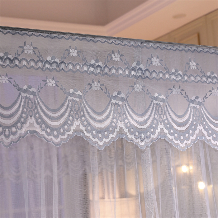 91家纺网 家纺一手货源 找家纺 冉美家纺 2026新款宫廷蚊帐 皇冠 恋情 幻彩 缤纷 缤纷-烟灰