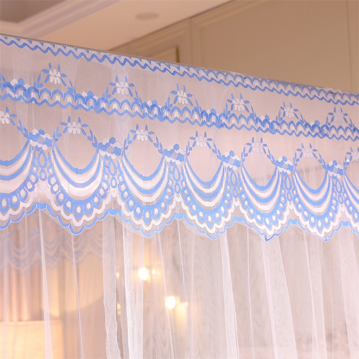 91家纺网 家纺一手货源 找家纺 冉美家纺 2026新款宫廷蚊帐 皇冠 恋情 幻彩 缤纷 缤纷-洁白