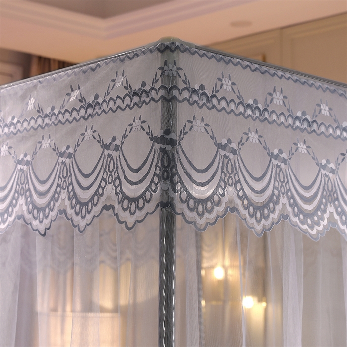 91家纺网 家纺一手货源 找家纺 冉美家纺 2026新款宫廷蚊帐 皇冠 恋情 幻彩 缤纷 缤纷-烟灰