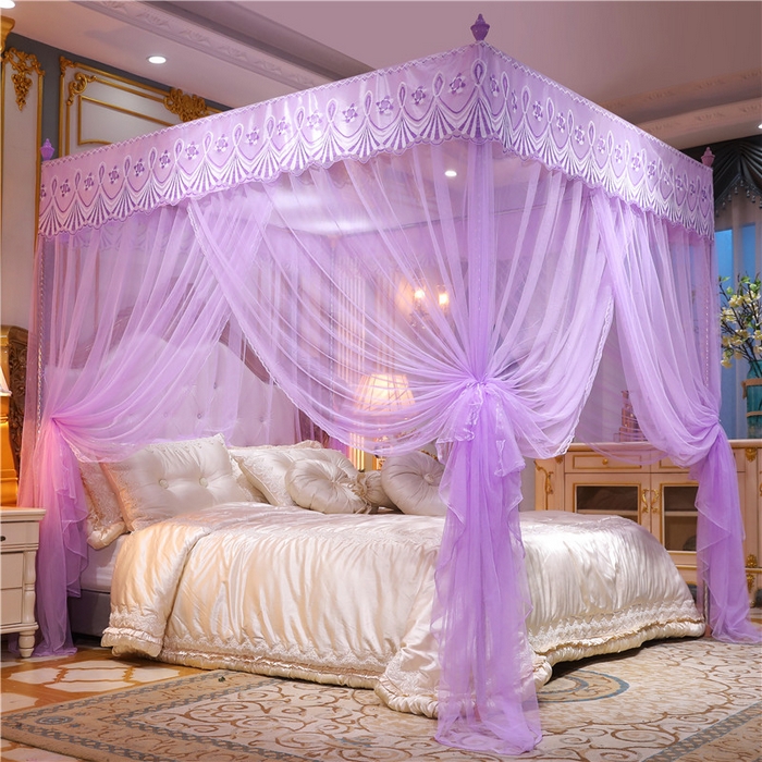 91家纺网 家纺一手货源 找家纺 （总）冉美家纺 2026新款宫廷蚊帐 皇冠 恋情 幻彩 缤纷