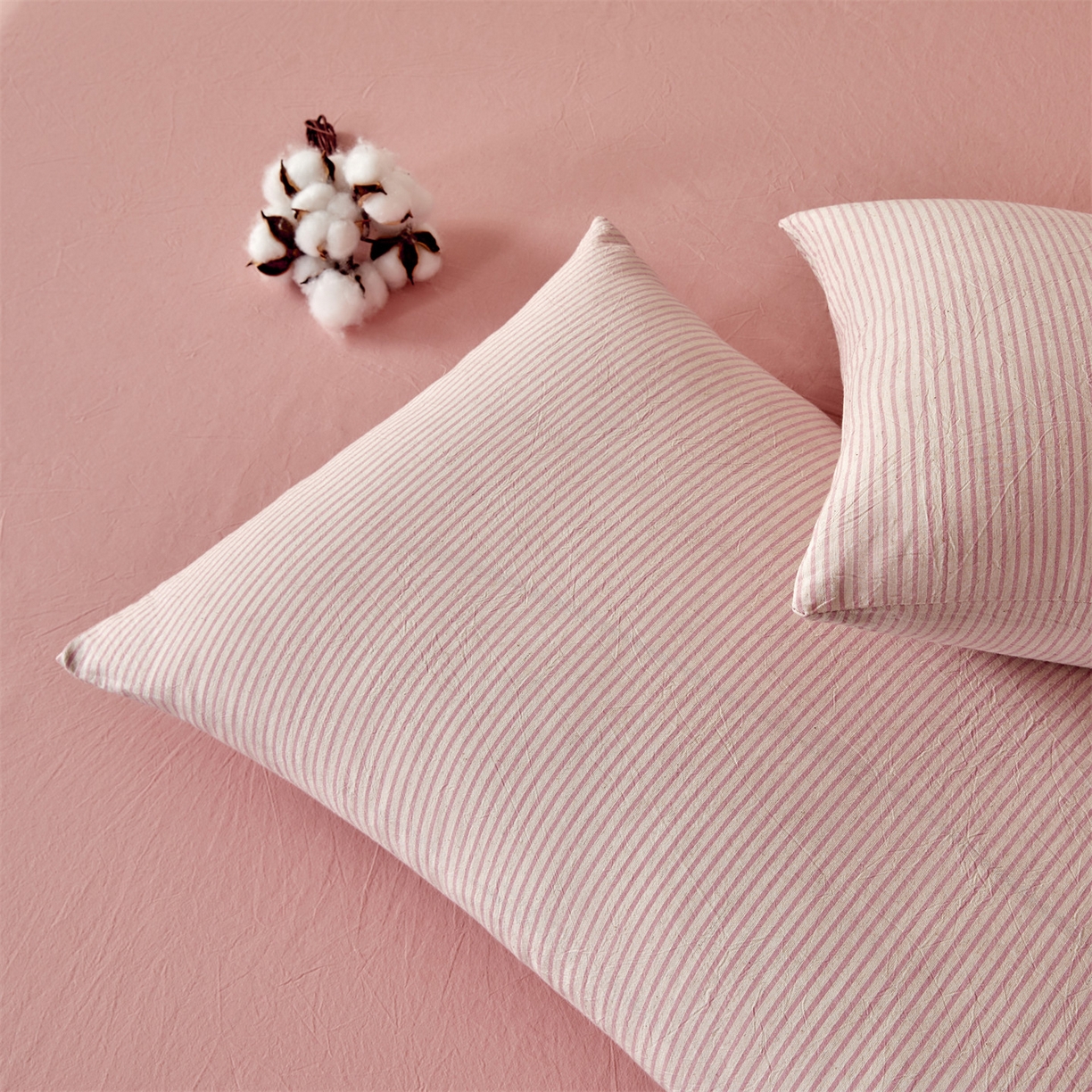 91家纺网 家纺一手货源 找家纺 （总）恬思语家纺 2026新款春夏新款棉麻条纹棉花夏被空调被夏凉被