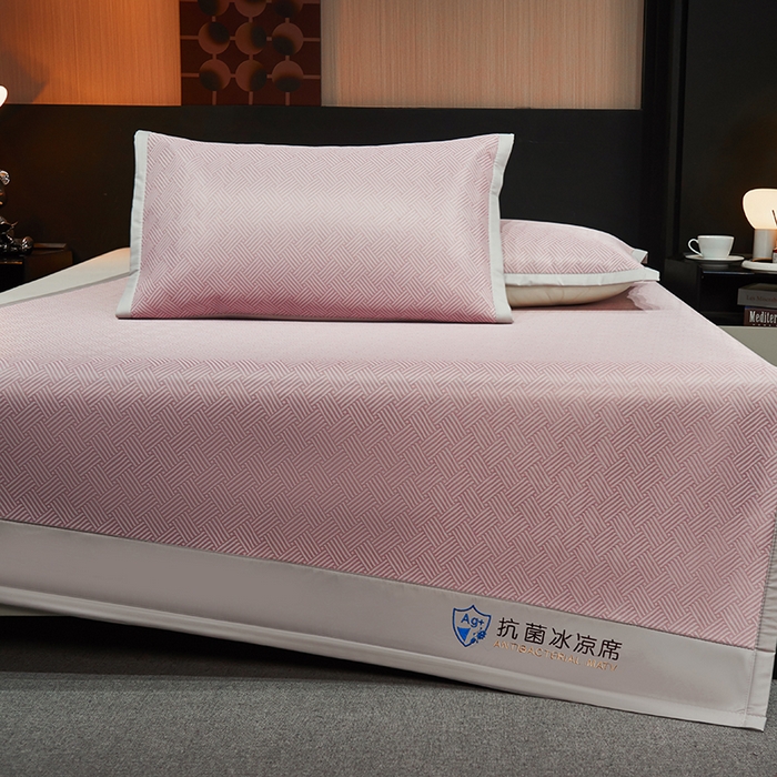 91家纺网 家纺一手货源 找家纺 （总）999家纺 2026新款加厚三明治抗菌冰丝藤凉席三件套冰丝软席藤席