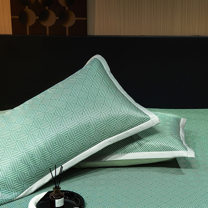 91家纺网 家纺一手货源 找家纺 999家纺 2026新款加厚三明治抗菌冰丝藤凉席三件套冰丝软席藤席 冰岛-清新绿