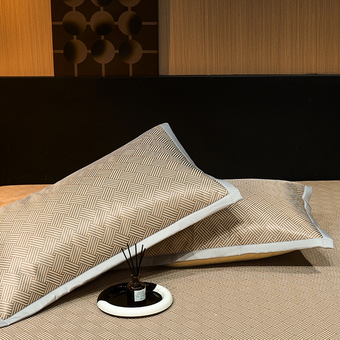 91家纺网 家纺一手货源 找家纺 999家纺 2026新款加厚三明治抗菌冰丝藤凉席三件套冰丝软席藤席 冰岛-时尚咖