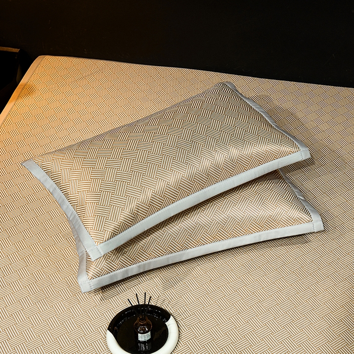 91家纺网 家纺一手货源 找家纺 999家纺 2026新款加厚三明治抗菌冰丝藤凉席三件套冰丝软席藤席 冰岛-时尚咖