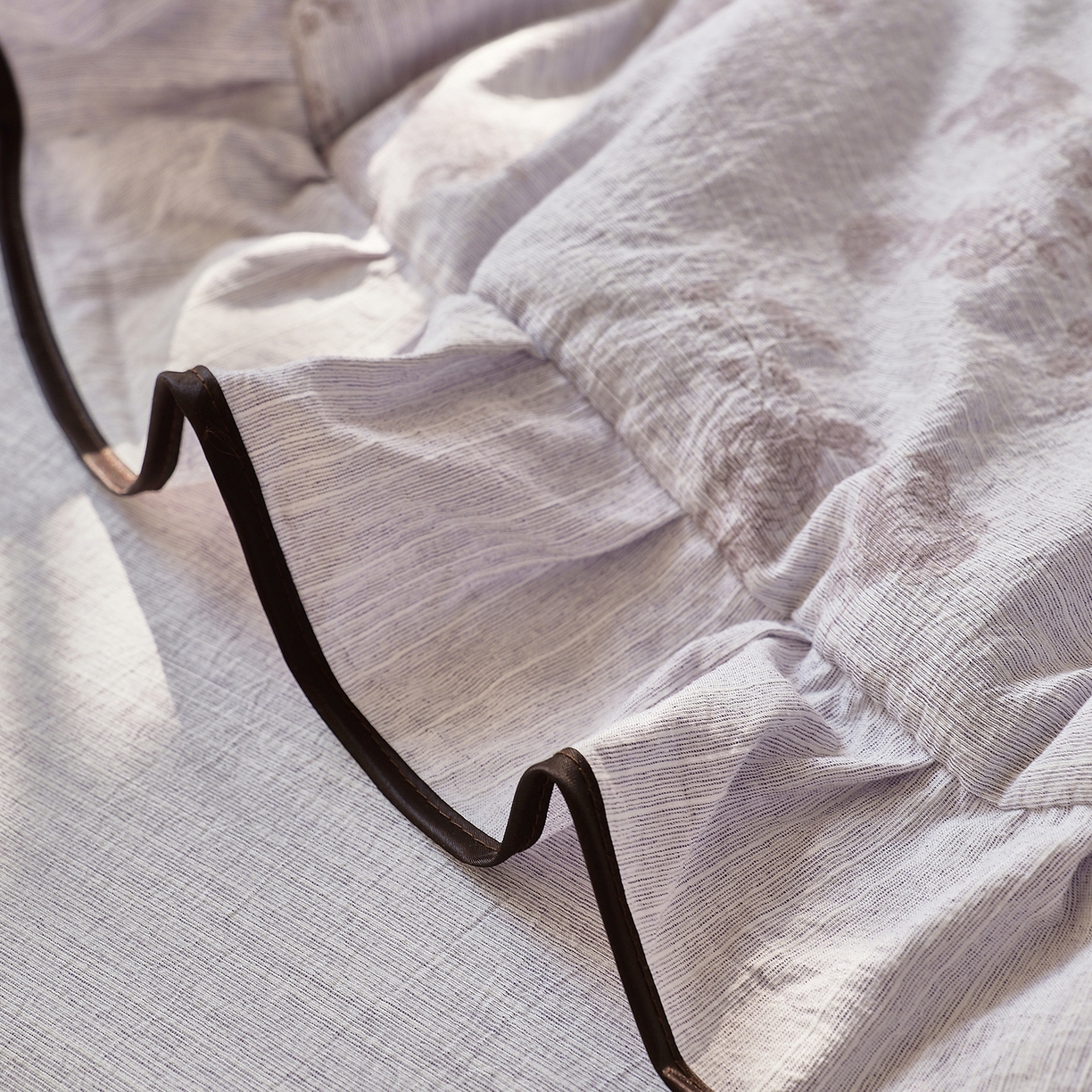 91家纺网 家纺一手货源 找家纺 （总）梵克保罗 2026春夏新款提花色织花边夏被四件套单夏被空调被