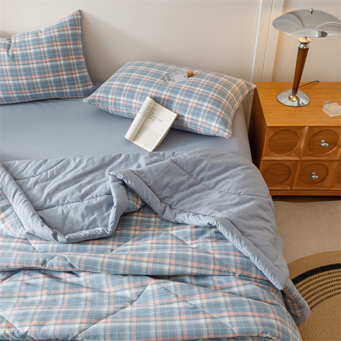 91家纺网 家纺一手货源 找家纺 （总）恬思语家纺 2026新款全棉色织水洗棉棉花夏被夏凉被空调被