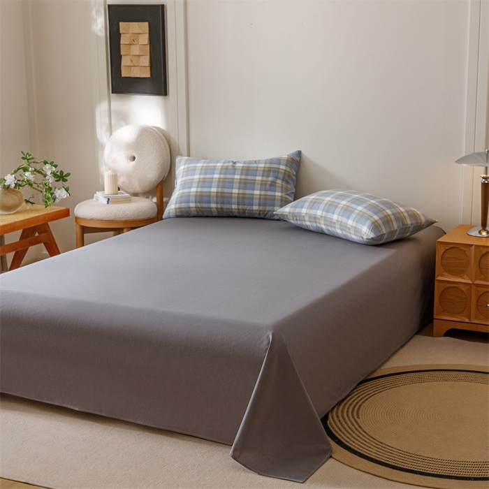 91家纺网 家纺一手货源 找家纺 恬思语家纺 2026新款全棉色织水洗棉棉花夏被夏凉被空调被 简兮 兰