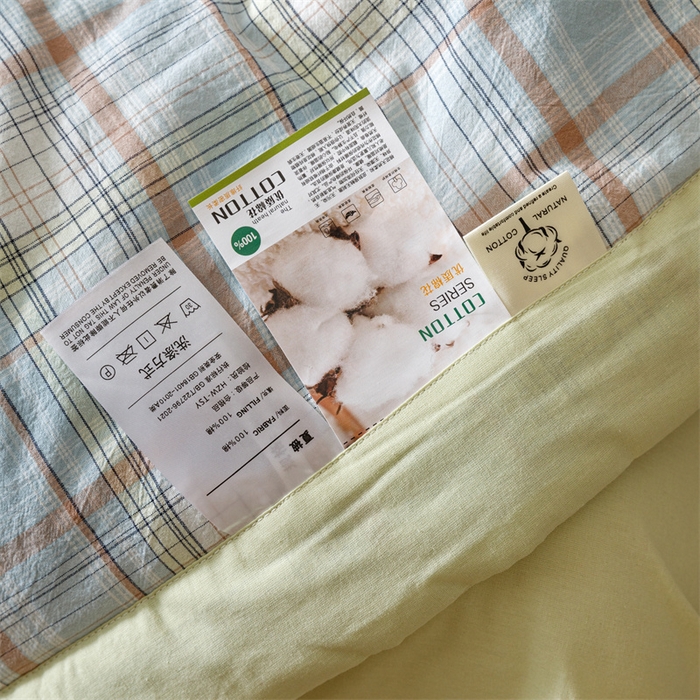 91家纺网 家纺一手货源 找家纺 恬思语家纺 2026新款全棉色织水洗棉棉花夏被夏凉被空调被 霍格 兰