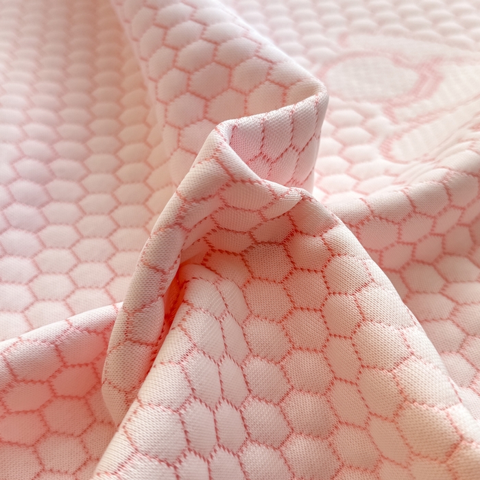 91家纺网 家纺一手货源 找家纺 999家纺 2026新款A类冰豆豆凉席三件套凉豆豆软凉席可机洗空调席子 冰块熊-粉（宽包床席款）