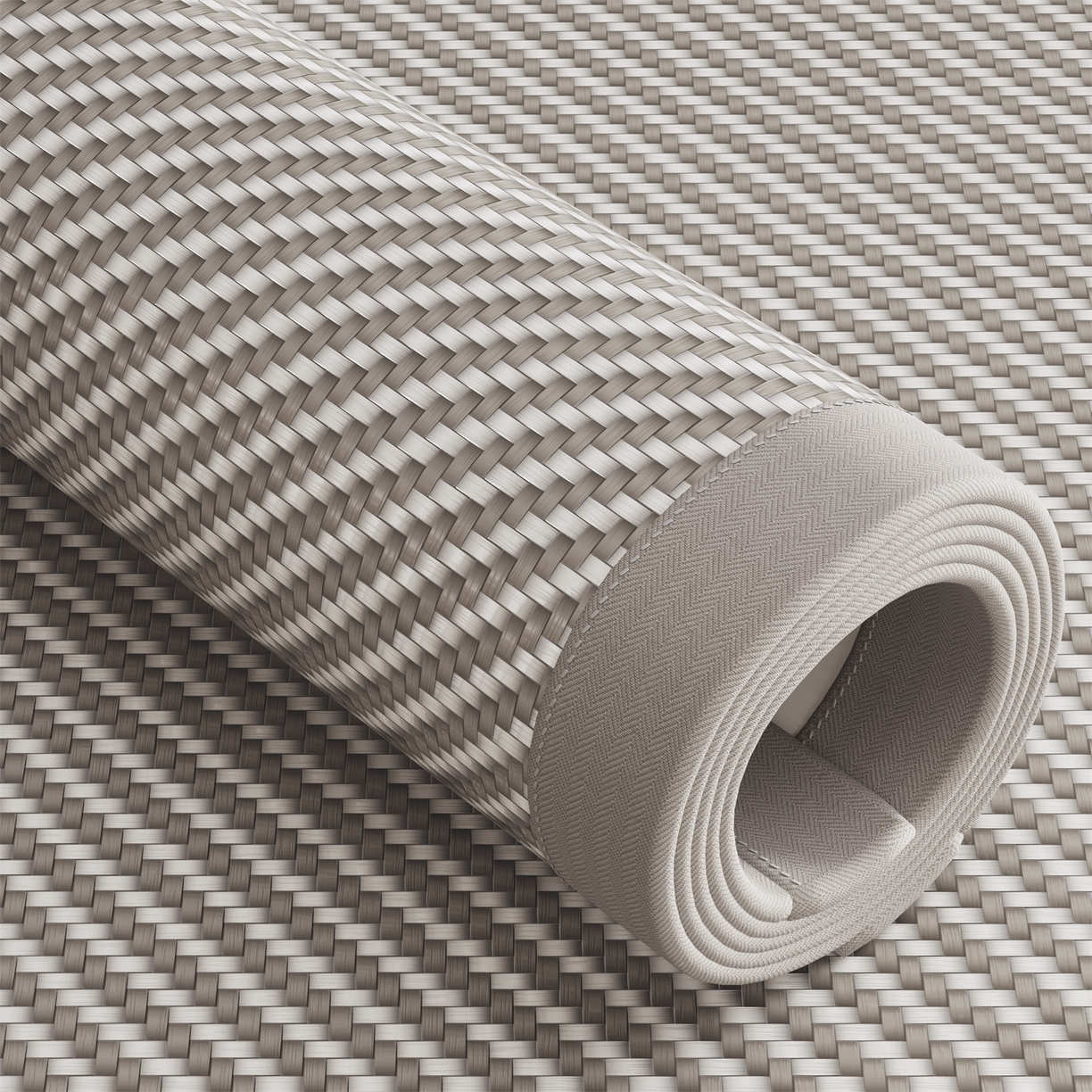 91家纺网 家纺一手货源 找家纺 鑫姿席业 夏季高端凉席竹席2026新款pe藤席a类母婴级1.8m空调软席子可水洗-四叶花语系列 四叶花语-灰