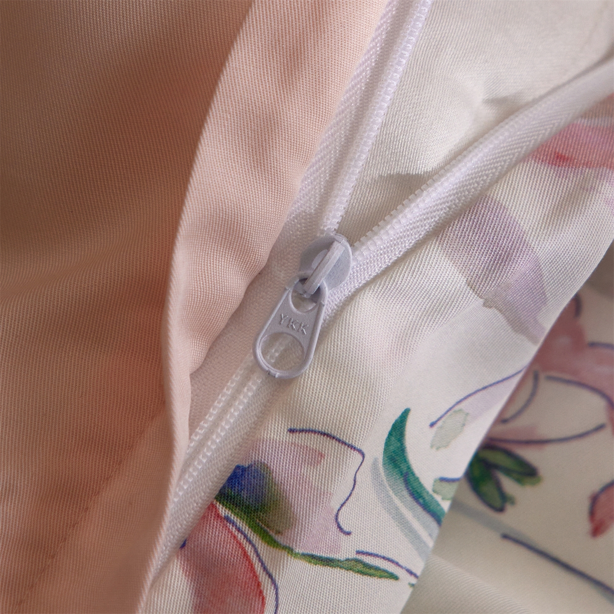 91家纺网 家纺一手货源 找家纺 初拾 2026新款春夏小清新莱赛尔数码印花四件套 会员减10 控价：日常券后不低于298 元  晴岛桔梗