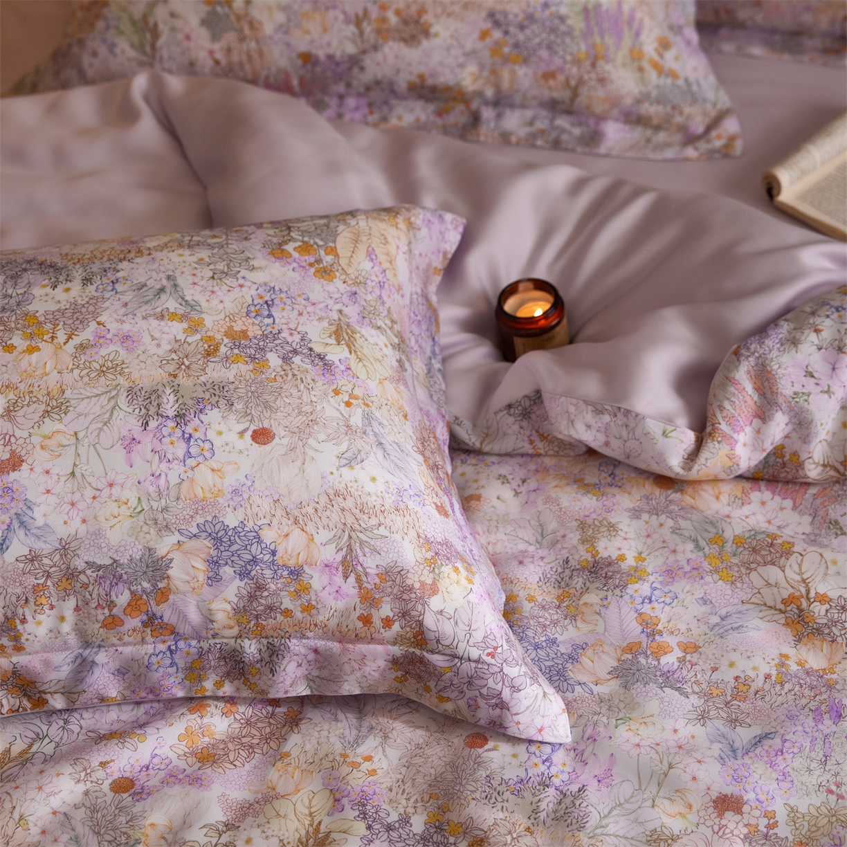 91家纺网 家纺一手货源 找家纺 初拾 2026新款春夏小清新莱赛尔数码印花四件套 会员减10 控价：日常券后不低于298 元  小步舞曲