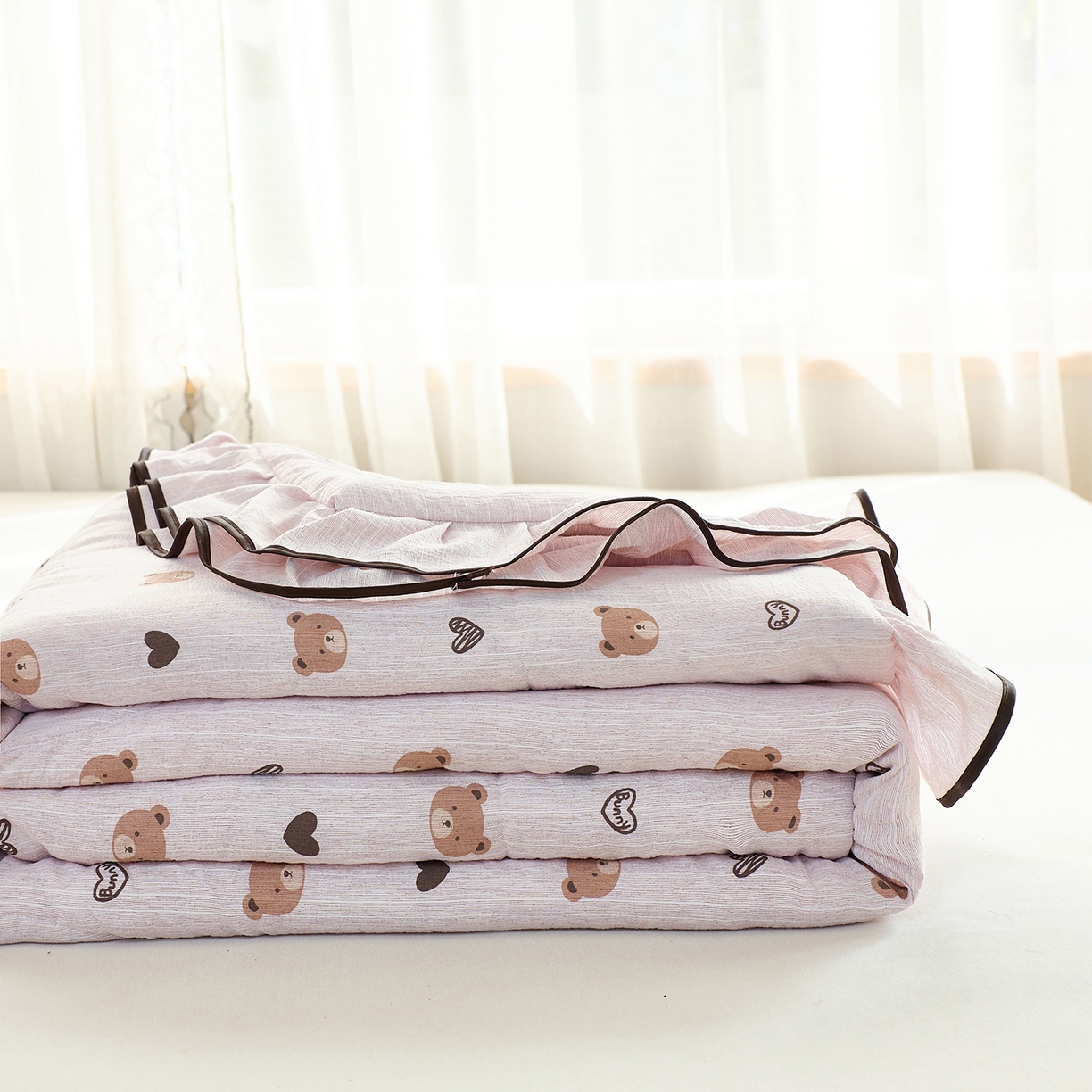 梵克保罗 2026春夏新款提花色织花边夏被四件套单夏被空调被 雄心未了