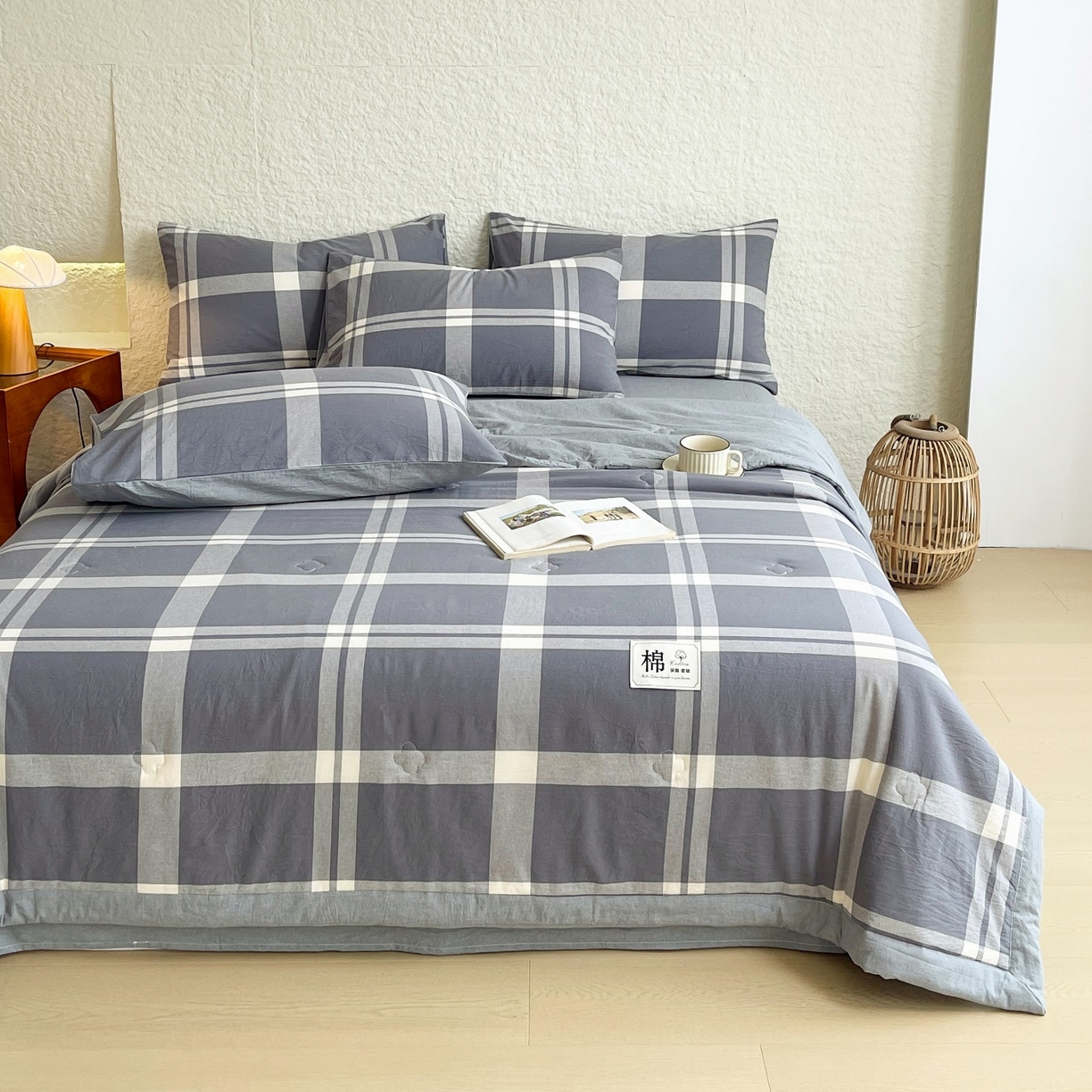 91家纺网 家纺一手货源 找家纺 （总）梵克保罗 2026春夏新款水洗棉新疆棉花被绗缝款夏被系列单夏被夏凉被空调被