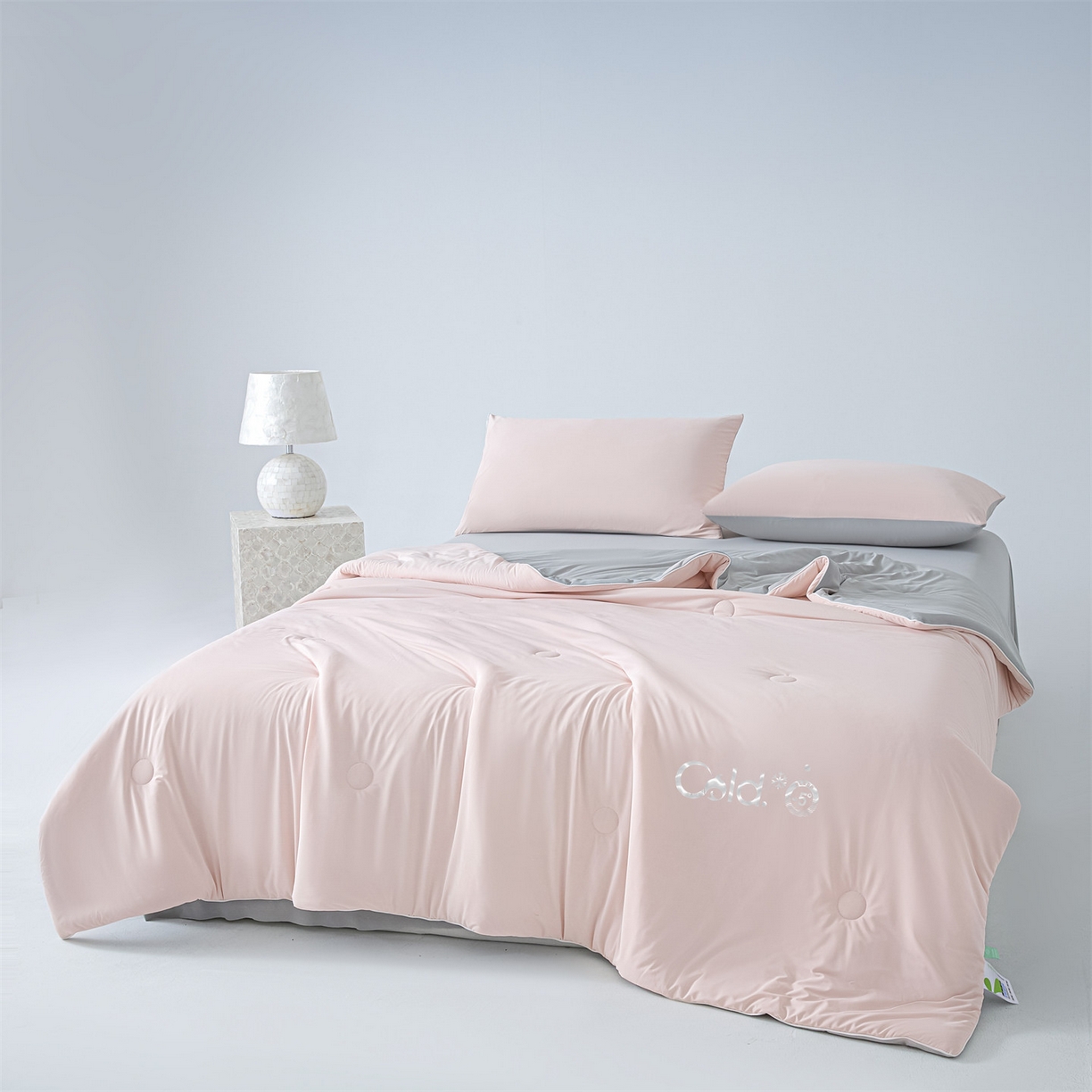 91家纺网 家纺一手货源 找家纺 （总）恬思语家纺 2026春夏新品纯色双拼凉感丝大豆夏被夏凉被空调被