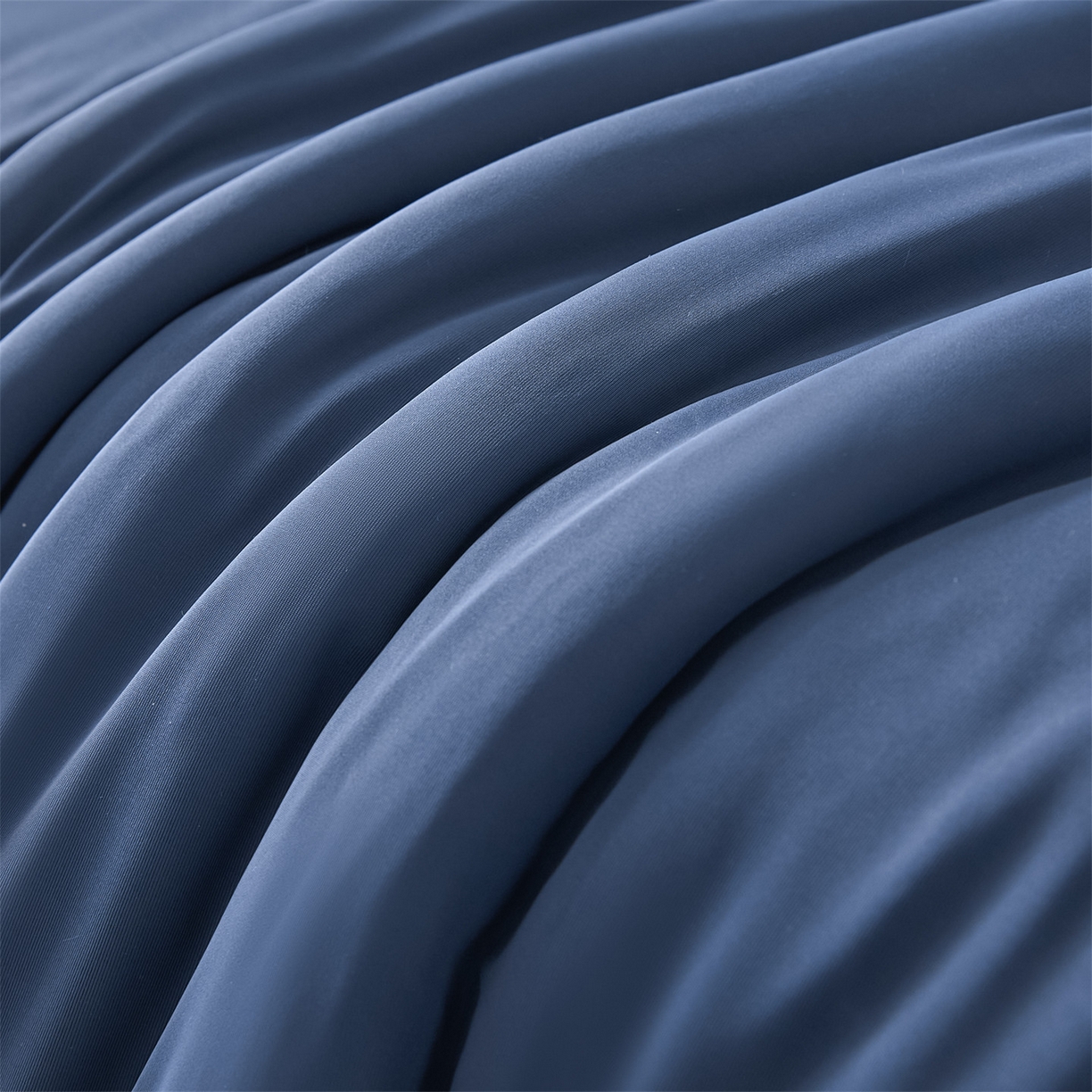 91家纺网 家纺一手货源 找家纺 恬思语家纺 2026春夏新品纯色双拼凉感丝大豆夏被夏凉被空调被 凉感-蔚蓝