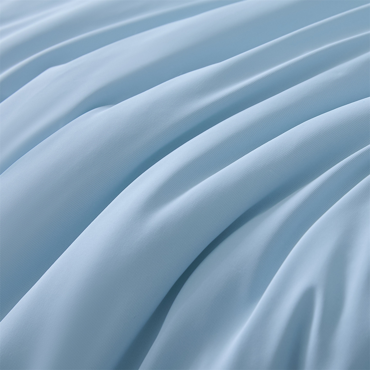 91家纺网 家纺一手货源 找家纺 恬思语家纺 2026春夏新品纯色双拼凉感丝大豆夏被夏凉被空调被 凉感-蓝灰