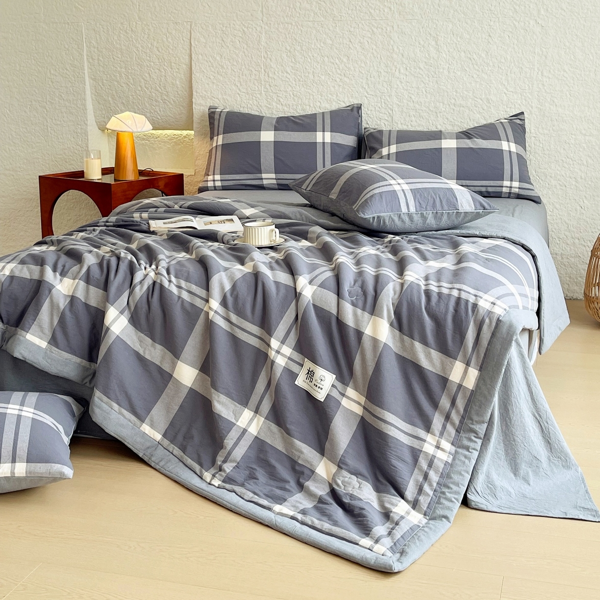 91家纺网 家纺一手货源 找家纺 （总）梵克保罗 2026春夏新款水洗棉新疆棉花被绗缝款夏被系列单夏被夏凉被空调被