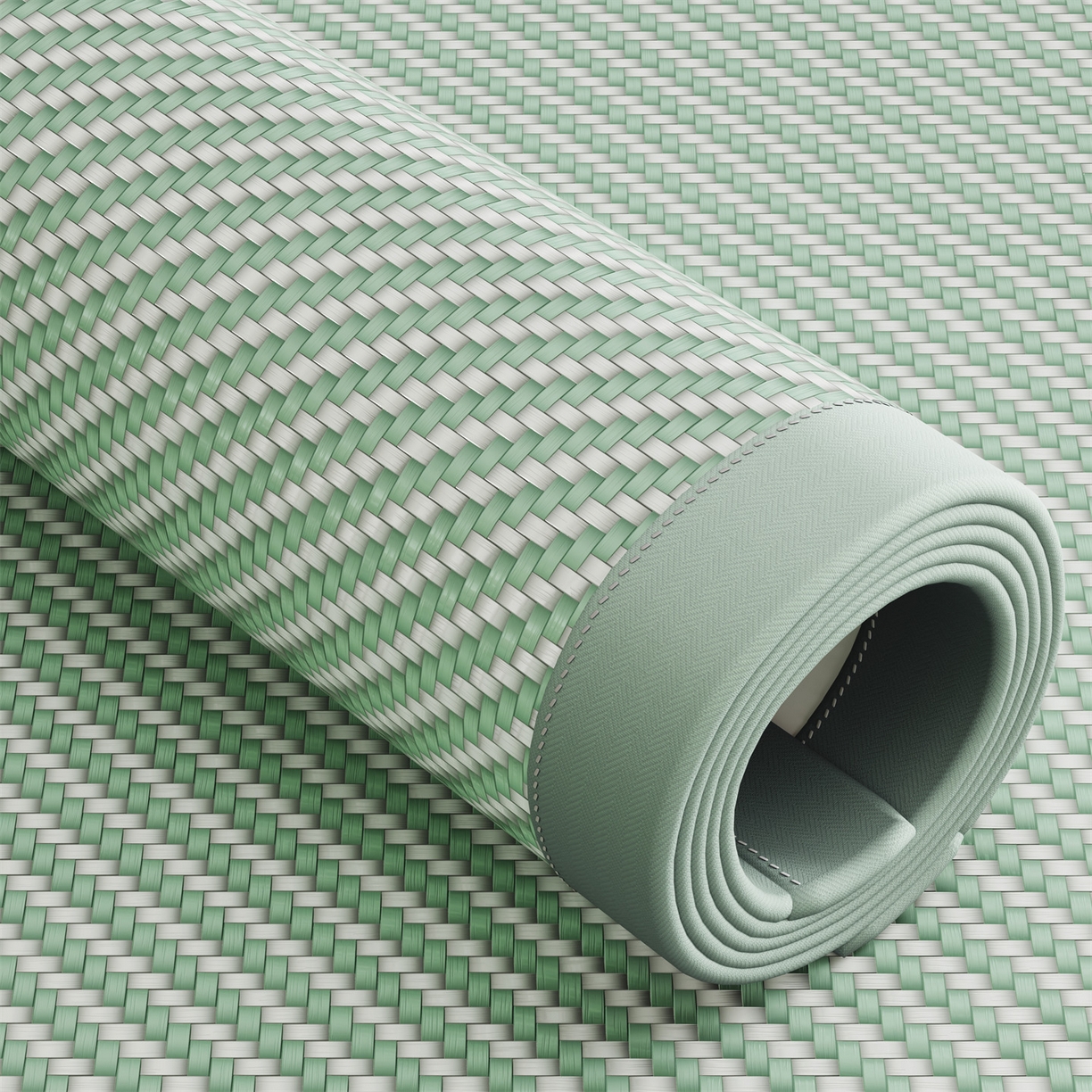 91家纺网 家纺一手货源 找家纺 （总）鑫姿席业 夏季高端凉席竹席2026新款pe藤席a类母婴级1.8m空调软席子可水洗-四叶花语系列