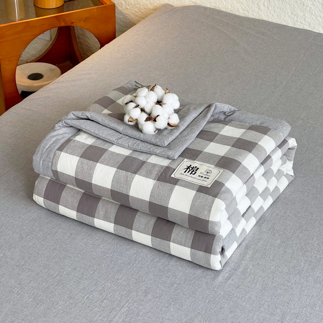 91家纺网 家纺一手货源 找家纺 （总）梵克保罗 2026春夏新款水洗棉新疆棉花被绗缝款夏被系列单夏被夏凉被空调被