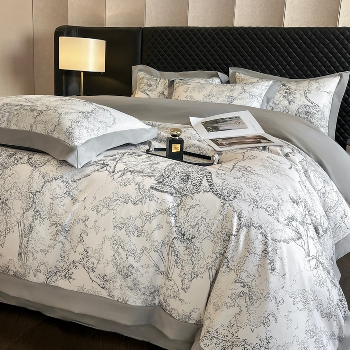 91家纺网 家纺一手货源 找家纺 （总）首尔家纺 2026春夏新款宽边数码冰丝四件套