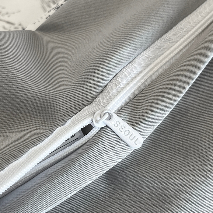 91家纺网 家纺一手货源 找家纺 首尔家纺 2026春夏新款宽边数码冰丝四件套 巴洛克灰