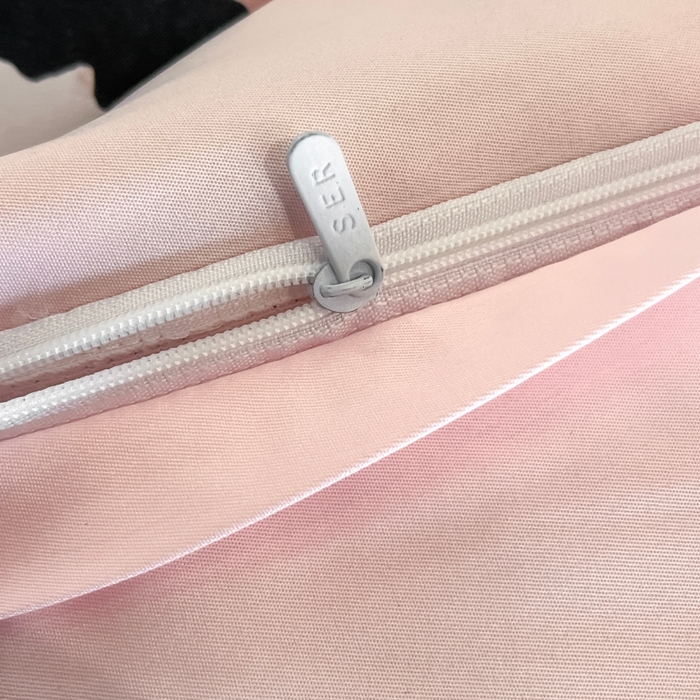 91家纺网 家纺一手货源 找家纺 首尔家纺 2026春夏新款宽边数码冰丝四件套 豹纹粉