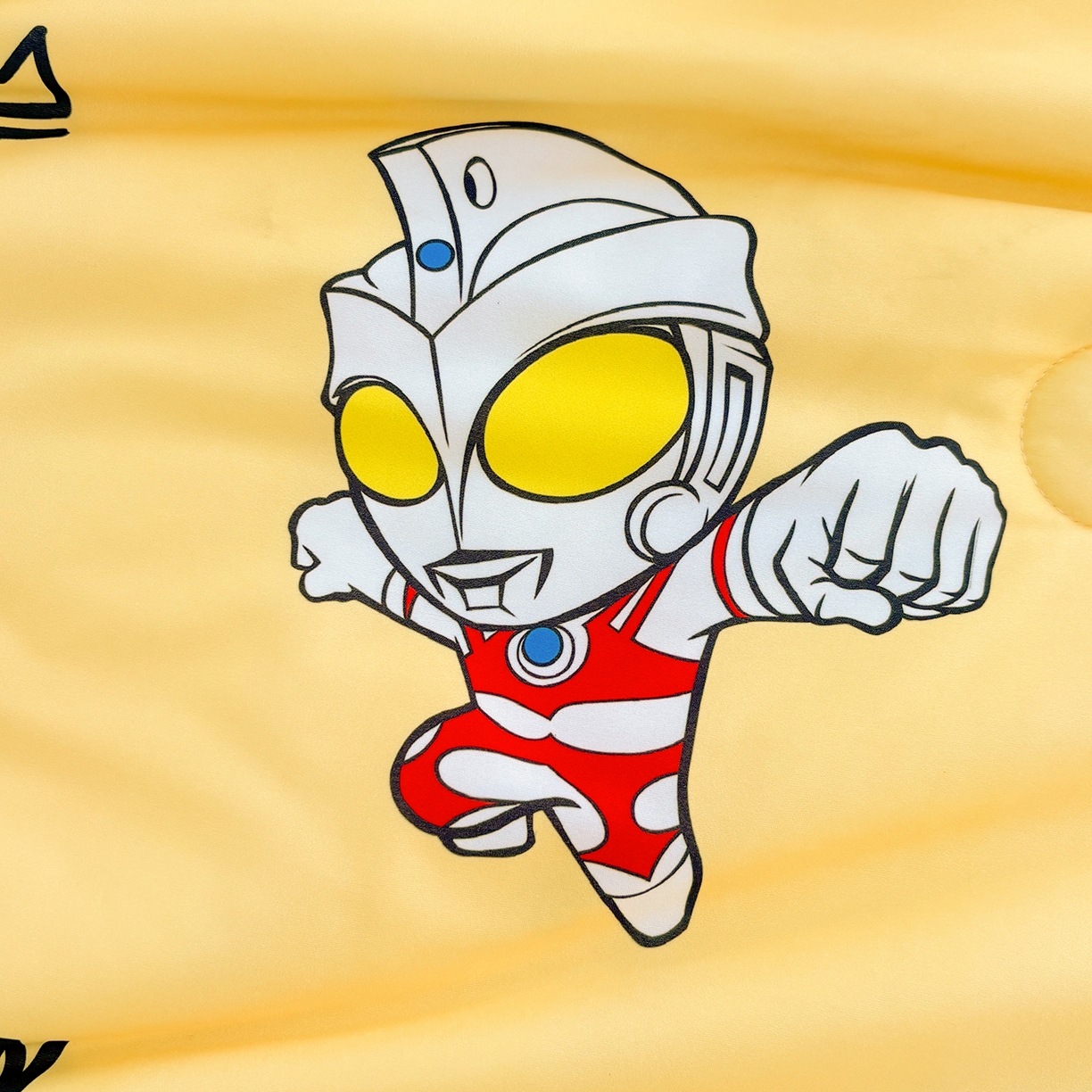 91家纺网 家纺一手货源 找家纺 恒畅 2026新款A类正版授权（含氨）卡通针织棉3D凉感豆豆夏被夏凉被 光崽奥特