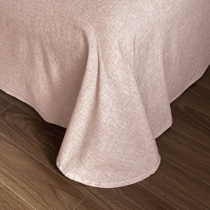 91家纺网 家纺一手货源 找家纺 （总）慕晨 2026新款天丝莱赛尔棉麻数码印色织花边夏被四件套高级田园美式直播热款