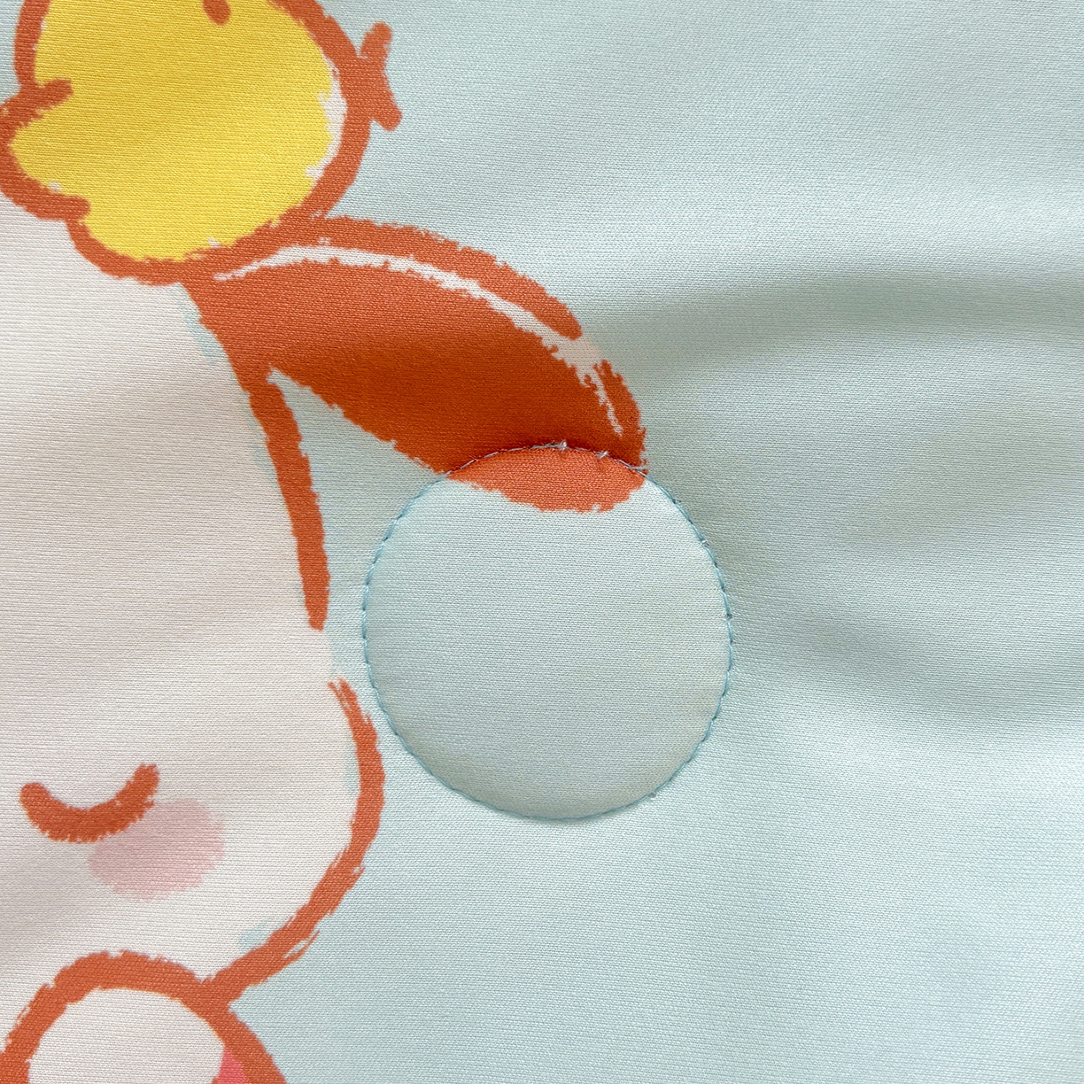 91家纺网 家纺一手货源 找家纺 恒畅 2026新款A类正版授权（含氨）卡通针织棉3D凉感豆豆夏被夏凉被 开心帕恰狗